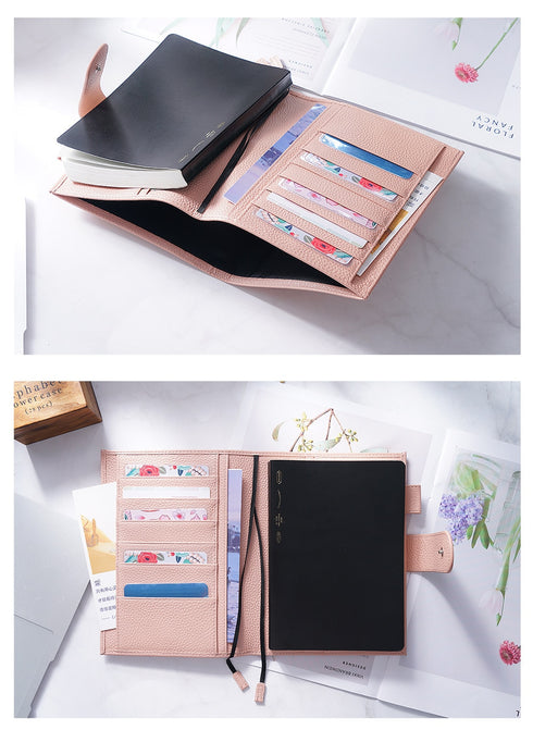Moterm Original Series B6 Plus Cover for B6 Stalogy Notebook Genuine Pebbled Grain Cowhide Planner Organizer Agenda Journal