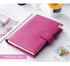 Moterm Firm Pebbled Grain Leather A5 A6 B6 Weeks Fuchsia Rose Color Genuine Cowhide Planner Rings Notebook Cover Diary Agenda Organizer Journey