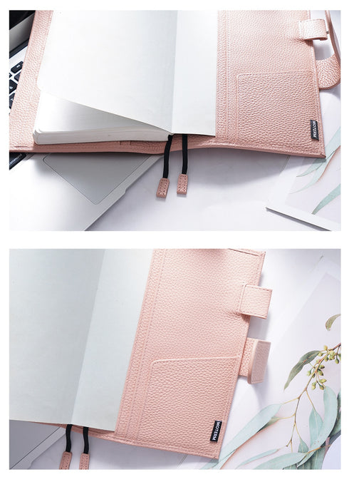 Moterm Original Series B6 Plus Cover for B6 Stalogy Notebook Genuine Pebbled Grain Cowhide Planner Organizer Agenda Journal