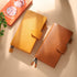 Moterm Pebbled Leather Original Weeks Cover for Hobonichi and Skinny Mini Happy Planner with Back Pocket and Double Clasps Diary
