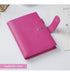 Moterm Firm Pebbled Grain Leather A5 A6 B6 Weeks Fuchsia Rose Color Genuine Cowhide Planner Rings Notebook Cover Diary Agenda Organizer Journey