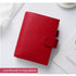 Moterm Firm Pebbled Grain Leather A5 A6 B6 Weeks Cherry Red Color Genuine Cowhide Planner Rings Notebook Cover Diary Agenda Organizer Journey