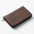 Genuine Leather Pencil Case Pen Hold Holder Organizer Hand Made Zipper Nature Cowhide Pencilcase Stationery Storage Bag