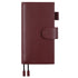 Moterm Pebbled Leather Original Weeks Cover for Hobonichi and Skinny Mini Happy Planner with Back Pocket and Double Clasps Diary