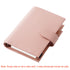 Moterm Genuine Leather Regular Personal Size Planner with 25MM Binder Rings Notebook Agenda Organizer Diary Journal