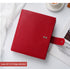 Moterm Firm Pebbled Grain Leather A5 A6 B6 Weeks Cherry Red Color Genuine Cowhide Planner Rings Notebook Cover Diary Agenda Organizer Journey