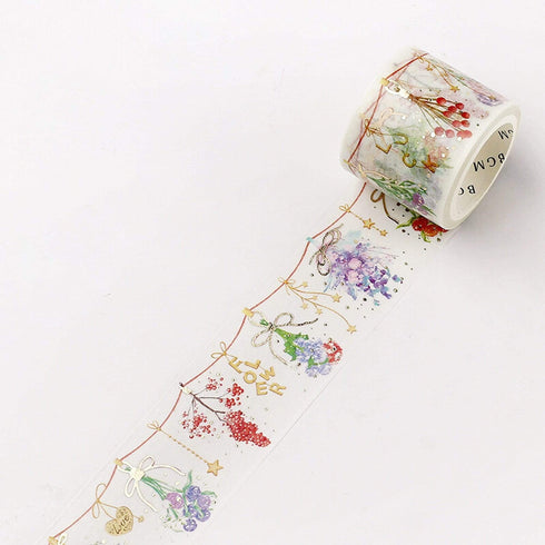 BGM Dried Flowers Hanging Flowers GOLD FOIL Washi Tape