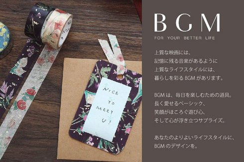 BGM Macaroon Galaxy Macaroon Galaxy Purple Universe SILVER FOIL Washi Tape
