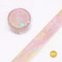 BGM Macaroon Galaxy Pink Heart GOLD FOIL Washi Tape