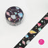 BGM Night Dream Jewelry Gems Crystals SILVER FOIL Washi Tape