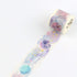 BGM Pastel Planets Outer Space Constellations Gold Foil Washi Tape