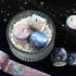 BGM Star Candy Galaxy Celestial Rainbow Planets Silver Foil Washi Tape