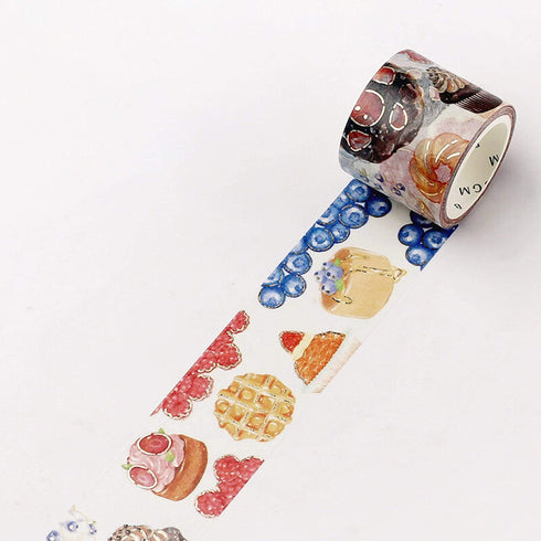 BGM Sweets Dessert Waffles Cupcakes Cake GOLD FOIL Washi Tape