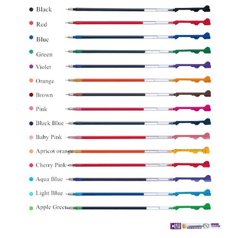 BROWN Pilot Hi-Tec-C Coleto Gel Multi Pen Refill | 0.3 mm 0.4 mm 0.5 mm