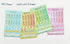 Colorful Four Colors Index Tabs Monthly Index Tabs Weekly Index Tabs Daily Index Tabs Self-Adhesive Tabs Planner