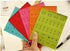 Colorful RED Cagie PU Leather Index Tabs Monthly Index Tabs