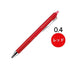 Pilot FriXion Point Knock 04 Gel Pen 0.4 mm Erasable | Red