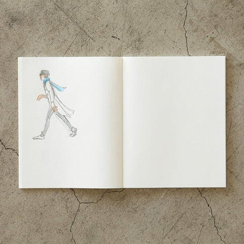 F2 Midori MD Blank Cotton Notebook Art Journal Fountain Pen Notebook Cotton Fountain Pen Paper