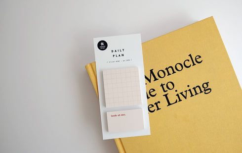 Suatelier Planner Sticky Notes 1924 | Daily Plan Grid Sticky Note