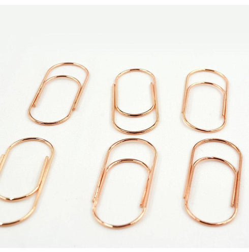 Five 5 Rose Gold JUMBO Paper Clip - Super Strong Paper Clip Super cute & very strong!