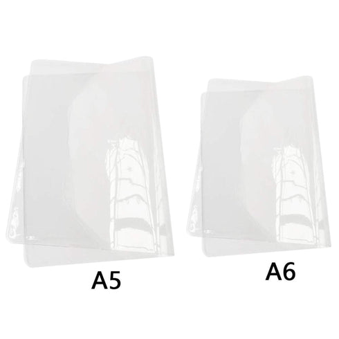 A6 Large Spine Techo Clear Cover Planner Cover