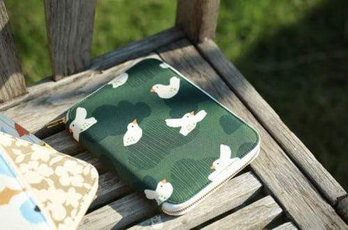 Techo - Floral Fabric Zippered Cover | A6