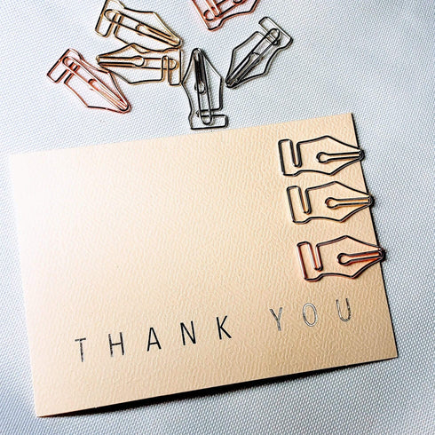 Fountain Pen Nib Paper Clip SILVER Nib Paper Clip