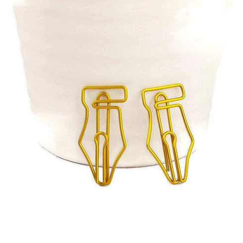 Fountain Pen Nib Paper Clip SILVER Nib Paper Clip