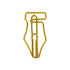 Fountain Pen Nib Paper Clip SILVER Nib Paper Clip