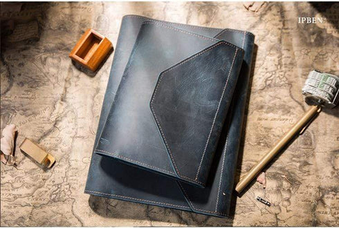Genuine Leather Traveler's Notebook Techo Cover | A5 A6