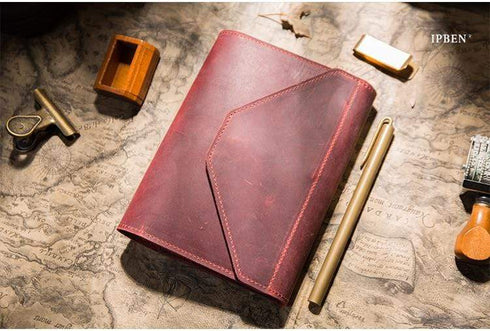 Genuine Leather Traveler's Notebook Techo Cover | A5 A6