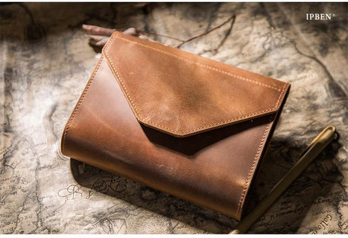 Genuine Leather Traveler's Notebook Techo Cover | A5 A6
