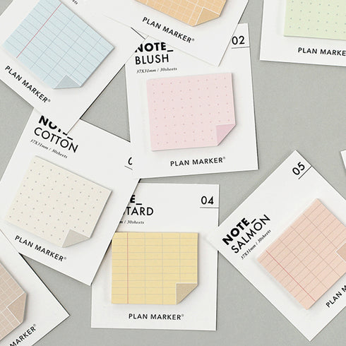 PAPERIAN Single Plan Marker RECTANGLE Note Sticky Note Small Sticky Note South Korea | 31 x 37mm