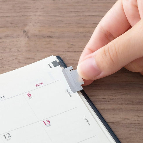 Midori Chiratto ROSE GOLD Metal Index Tabs Index Clips ORANGE Index Clip Tab Index Clip | 43230