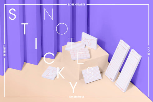 MoteMote MINI Multi-Color Ruled Sticky Notes | USA Located!
