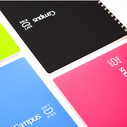 Kokuyo B5 Soft Ring B5 GREEN Notebook Dotted 6 mm Rule | Semi B5 80 Sheets SV308BT