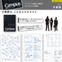 Kokuyo A5 Campus Notebook Black 5mm Grid | 80 Sheets 108S5-D