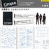 Kokuyo A4 Campus Notebook Black 5mm Grid| 40 Sheet 201S5-D