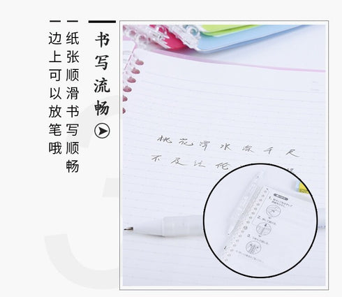 Kokuyo B5 Campus GREEN B5 Smart Ring Binder 26 Rings "Lay Flat" Notebook SP700Lg | 25 Sheets Capacity