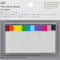 Stalogy Thin Page Markers Page Flags Sticky Note Sticky Flag | 12 Colors 7.5mm 120 Flags