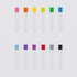 Stalogy Thin Page Markers Page Flags Sticky Note Sticky Flag | 12 Colors 7.5mm 120 Flags