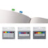 Stalogy Thin Page Markers Page Flags Sticky Note Sticky Flag | 12 Colors 7.5mm 120 Flags
