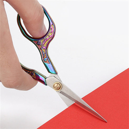 ONE Pair ROSE GOLD Retro Inspired Office Scissors Stationery Embroidery Travel | Super sharp