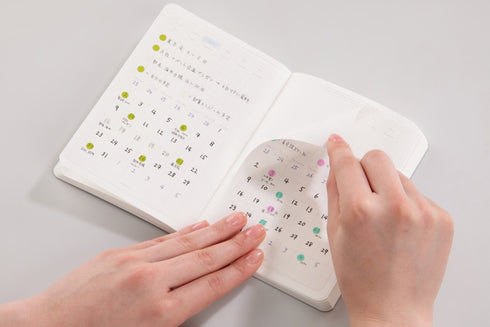 Stalogy Removable Calendar Stickers Undated | Small