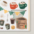 Midori Sticker Marché COFFEE Espresso Latte Frappuccino Washi Tape Stickers | 2374