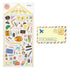 Midori Sticker Marché STATIONERY Fountain Pen Pencil Scissors Washi Tape Stickers | 2380