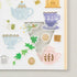 Midori Sticker Marché TEA Washi Tape Stickers | 2372