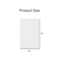 Translucent Transparent PET PLAIN Vellum Sticky Notes | Plain 2 X 3 50 sheets