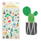 Midori Sticker Marché CACTUS Washi Tape Stickers | 2377