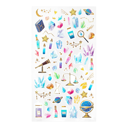 Midori Sticker Marché CRYSTALS Ore Washi Tape Stickers | 2493